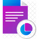 Arquivo de gráfico de diagrama  Ícone