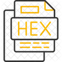 Arquivo Hexadecimal Formato De Arquivo Arquivo Ícone
