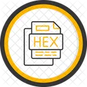 Arquivo Hexadecimal Formato De Arquivo Arquivo Ícone