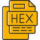 Arquivo Hexadecimal Formato De Arquivo Arquivo Ícone