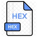 Hexadecimal Doc Arquivo Ícone