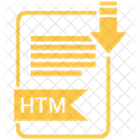 Htm Arquivo Formato Ícone