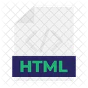 Arquivo Html Documento Ícone