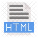 Arquivo Html Documento Ícone