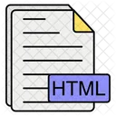 Arquivo Html Formato De Arquivo Extensao De Arquivo Ícone