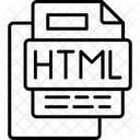 Arquivo Html Formato De Arquivo Arquivo Ícone