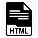 Html Arquivo Formato Ícone