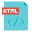 HTML Arquivo Codigo Ícone