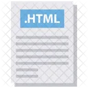 Arquivo Arquivo Html Tipo De Arquivo Ícone