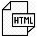 Html Formato De Arquivo Arquivo Ícone