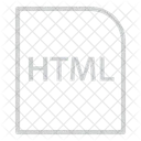 Html Extensao Arquivo Ícone