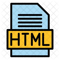 Arquivo HTML  Ícone