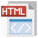 Arquivo HTML  Ícone