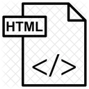 Arquivo Html Documento Html Html Ícone