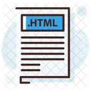 Arquivo Arquivo Html Tipo De Arquivo Ícone