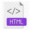 Arquivo Html Html Formato Ícone