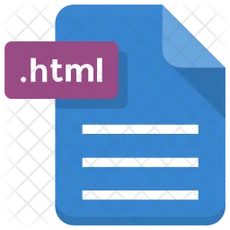 Arquivo HTML  Ícone