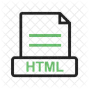 HTML Arquivo Extensao Ícone