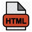 Arquivo HTML  Ícone