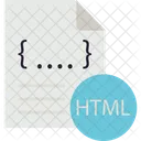 Arquivo Html Computador Documento Ícone