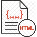 Arquivo Html Computador Documento Ícone