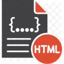 Arquivo Html Computador Documento Ícone