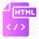 Arquivo HTML  Ícone