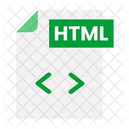 Arquivo HTML  Ícone