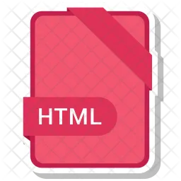 Arquivo HTML  Ícone