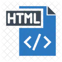 HTML Arquivo Documento Ícone