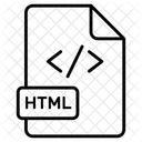 Html Arquivo Formato Ícone