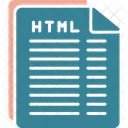Arquivo Html Documento Ícone