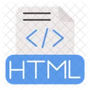 Arquivo Html Documento Ícone