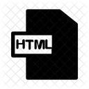HTML Arquivo Formato Ícone