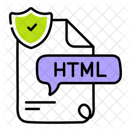 Arquivo HTML  Ícone