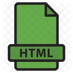 Arquivo HTML  Ícone