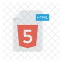 Arquivo html5  Ícone