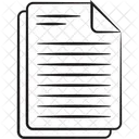 Documento Papel Formato Icon