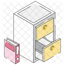 Armario De Arquivo Gaveta Armazenamento Icon