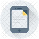 Arquivo Texto Celular Icon