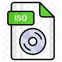 Iso Arquivo Formato Ícone