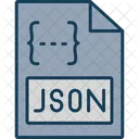 Arquivo Json Json Arquivo Ícone