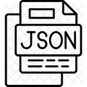 Arquivo Json Formato De Arquivo Arquivo Ícone