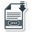 JSON Arquivo Formato Ícone