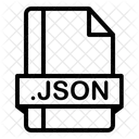 Json Arquivo Formato Ícone