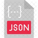 Arquivo Json Json Arquivo Ícone