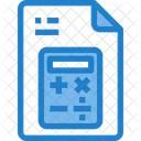 Calculadora Arquivo De Matematica Arquivo De Contabilidade Ícone