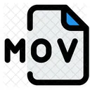 Arquivo mov  Ícone