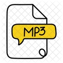 Arquivo Mp 3 Formato De Arquivo Formato Mp 3 Ícone