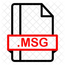 Msg Extensao Arquivo Ícone